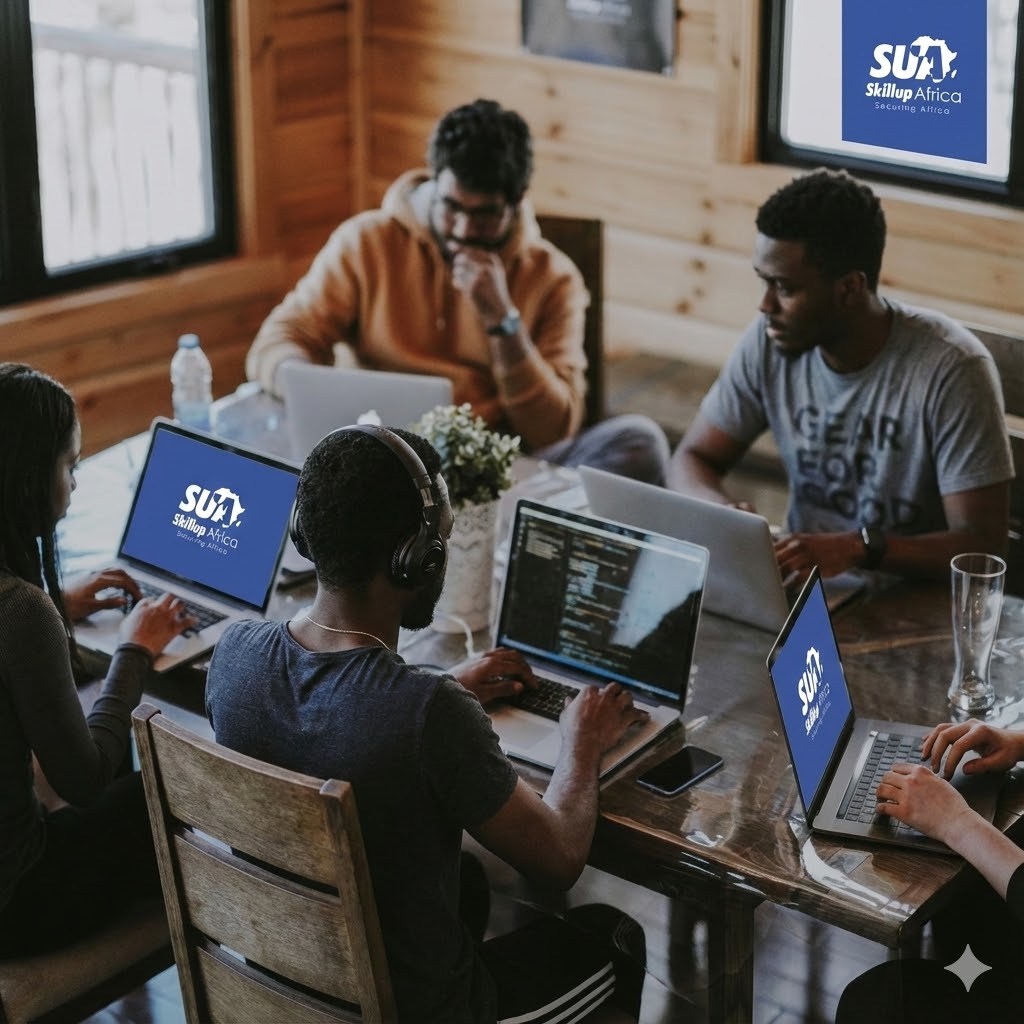 African Team Working